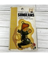 Sunbeams Girl Praying Sun Catcher Suction Cup Hanger 1983 Vintage - £7.40 GBP