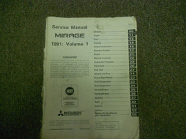 1991 Mitsubishi Mirage Service Réparation Atelier Manuel Volume 1 Moteur Châssis - £11.31 GBP