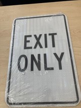 Exit Only Sign18/12 Metal - £18.92 GBP