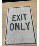 Exit Only Sign18/12 Metal - £18.91 GBP