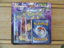 Pokemon TCG: Lightning Set - 4 Packs &amp; 1 Bonus Card Per Box - New Sealed - £23.95 GBP