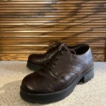 Vintage American Eagle Outfitters 90s Platform Lace Up Oxfords Size Women’s 10 - £30.04 GBP
