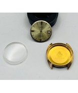 vintage Omega seamaster cosmic gold pltd 1960&#39;s/70&#39;s watch Case/Dial,(om-35 - £88.75 GBP