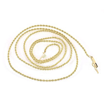 2mm 14K Yellow Gold Rope Chain - £311.39 GBP