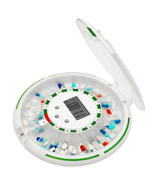 Alarming Automatic Pill Dispenser, 28 Day Organizer, Customizable, Lockable - $77.98