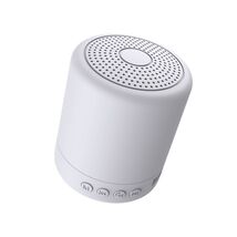 GEMS Mini Wireless Speaker White Bluetooth Rechargeable Portable - $166.91 MXN