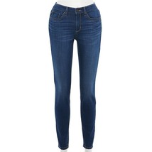 Sonoma Curvy Skinny Jeans Womens 4 Blue Medium Wash High Rise Stretch NEW - £19.36 GBP