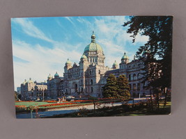 Vintage Postcard - Parliament Buildings Victoria Canada - Wright Everytime - £11.85 GBP