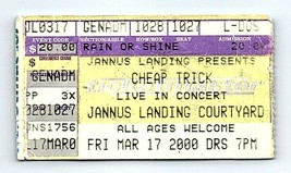 Cheap Trick Concert Ticket Stub March 17 2000 St. Petersburg Florida - £18.78 GBP