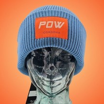 Cordova Hat Beanie Storm Blue Wool &amp; Cashmere Blend The Pow Preppy - $110.69