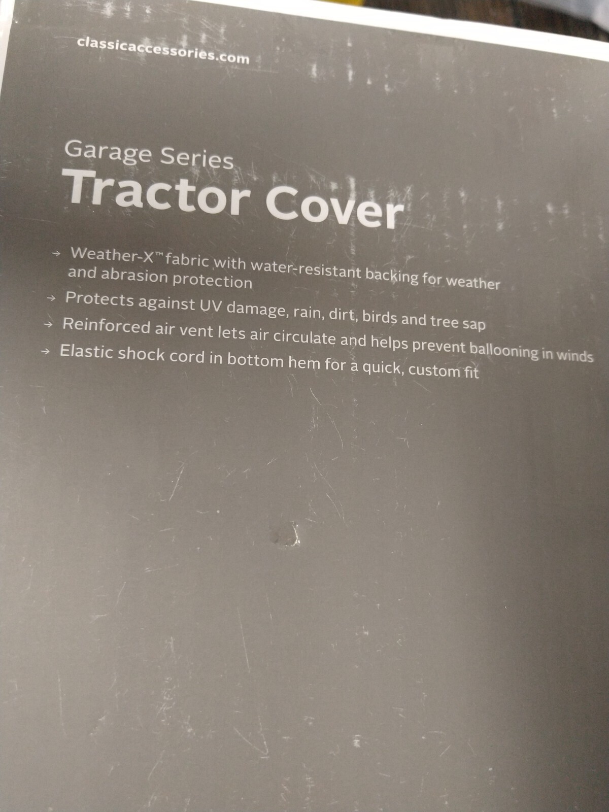 Classic Accessories Universal Tractor Storage Cover, Medium, 72"L x 44"W x 46"H Item image 5