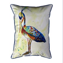 Betsy Drake Fancy Heron Extra Large Zippered Pillow 20x24 - £48.61 GBP
