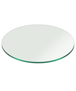 48&quot; Inch Round 1/2&quot; Thick Clear Glass Table Top Tempered glass - $148.50