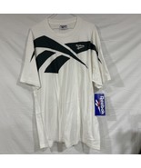 Reebok Kamikaze Green Big Logo T Shirt Mens Size XL Made in USA Shawn Kemp - £55.93 GBP