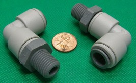 Two Quick Release Elbow Fittings  Grey  2ct.   ZJL - £3.13 GBP