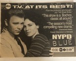 Tv Show NYPD Blue Tv Guide Print Ad David Caruso Kim Delaney Tpa14 - £4.66 GBP