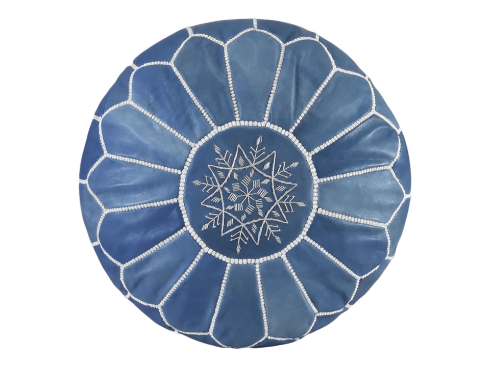 Moroccan Round Pouf – Cozy Comfort in Earthy Elegance - $327.20