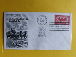 US FDC First Day of Issue The Overland Trail Centennial 1858-1958 Stagec... - £7.71 GBP