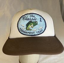 Vintage Classic 80s Trucker Hat Fish Bass Patch 80s Fishing Tournament - £22.38 GBP