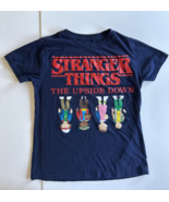 Stranger Things The Upside Down 8 Bit Pixels Youth Kids T-Shirt Netflix Size M