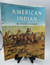 Book Dust Jacket Only A Pictorial History of the American Indian Oliver La Farge - £5.40 GBP