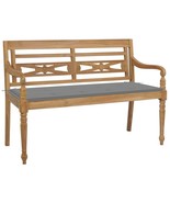  Bench Teak Wood 47.2 in Durable Garden Bench Rectangular - $468.99