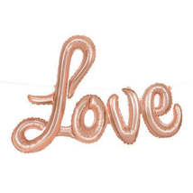 36&quot; Love Mylar Balloon - Rose Gold - $6.99