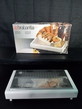 Vintage Brabantia Food Warmer w/ Original Box 2 Burners -White - Made in... - $34.99