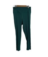 Carbon38 Green High Waisted Ribbed Leggings Athletic Pants Womens Extra ... - $47.29