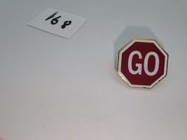 A Stop Sign Lapel Pin - $7.99