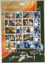 Royal Mail Stamp Sheet SIGNED at Star Wars Celebration by Artist Malcolm Tween - £31.06 GBP