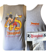 Disneyland 45 Years of Magic Mickey Mouse Vtg Tank Top size Medium Mens ... - $28.88