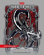 Wizards Of The Coast Dungeons &amp; Dragons RPG: Character Sheets - $14.65