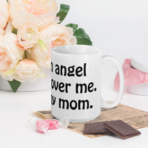 White glossy mug  Mom angel  Mother - £9.90 GBP+