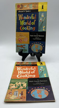 Cookbook Wonderful World of Cooking Vintage 1960 Vol 1 &amp; 2 French Italian - £3.16 GBP