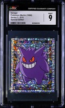 1998 Pokemon Merlin Series 1 Sticker Gengar Special Glitter #S15 POP 66 ... - $80.00