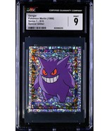 1998 Pokemon Merlin Series 1 Sticker Gengar Special Glitter #S15 POP 66 ... - $80.00