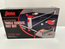 Penn Everywhere Table Tennis Net Set: 5-FT Retractable Net, 2-PADDLES, 3-BALLS - £6.78 GBP