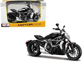 Ducati X Diavel S Black 1/12 Diecast Motorcycle Model by Maisto - $1,149.35 MXN