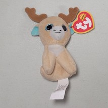 Glitzy The Reindeer 2021 McDonalds Happy Meal Toy #12 Ty Teenie Beanie Boos - £7.15 GBP
