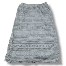 Vintage Chico’s Skirt Size 3 W36&quot; Waist Chico&#39;s Design Maxi Skirt Vintag... - $33.65