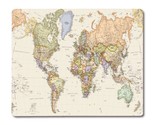 Map of the World Metal Print, Map of the World Metal Poster - £9.59 GBP