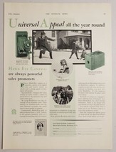 1931 Print Ad Kodak Hawk-Eye Cameras Snowball Fight Rochester,New York - $17.08