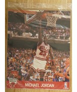 NBA Hoops Basketball Action Photo 8x10 Chicago Bulls Michael Jordan Play... - £8.97 GBP