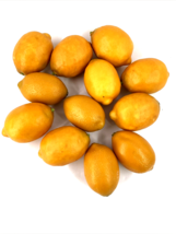 Vintage Artificial Citrus Fruit Lemons Large Lot  12 Pieces Faux Fake Realistic - £31.57 GBP