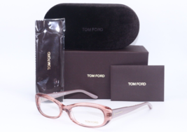 NEW TOM FORD TF 5141 020 TRANSPARENT PEACH DESIGNER AUTHENTIC EYEGLASSES... - $64.52