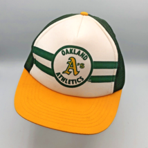 Vintage Oakland Athletics A&#39;s Snapback Trucker Foam Mesh Cap Adjustable ... - $564.31 MXN