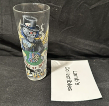 Las Vegas 4.5&quot; Shot Glass Win or Die Trying Skeleton with wings playing cards - £16.21 GBP