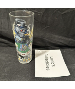 Las Vegas 4.5&quot; Shot Glass Win or Die Trying Skeleton with wings playing ... - £16.12 GBP