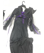 Totally Ghoul Winged Vampires Girls Halloween Costume Lace-up Black chil... - $8.50